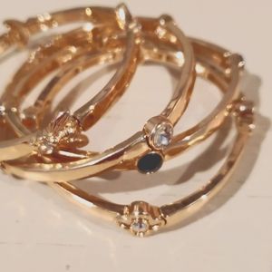 Park Lane Set of 4 Tansy Stretch Bangle Bracelets